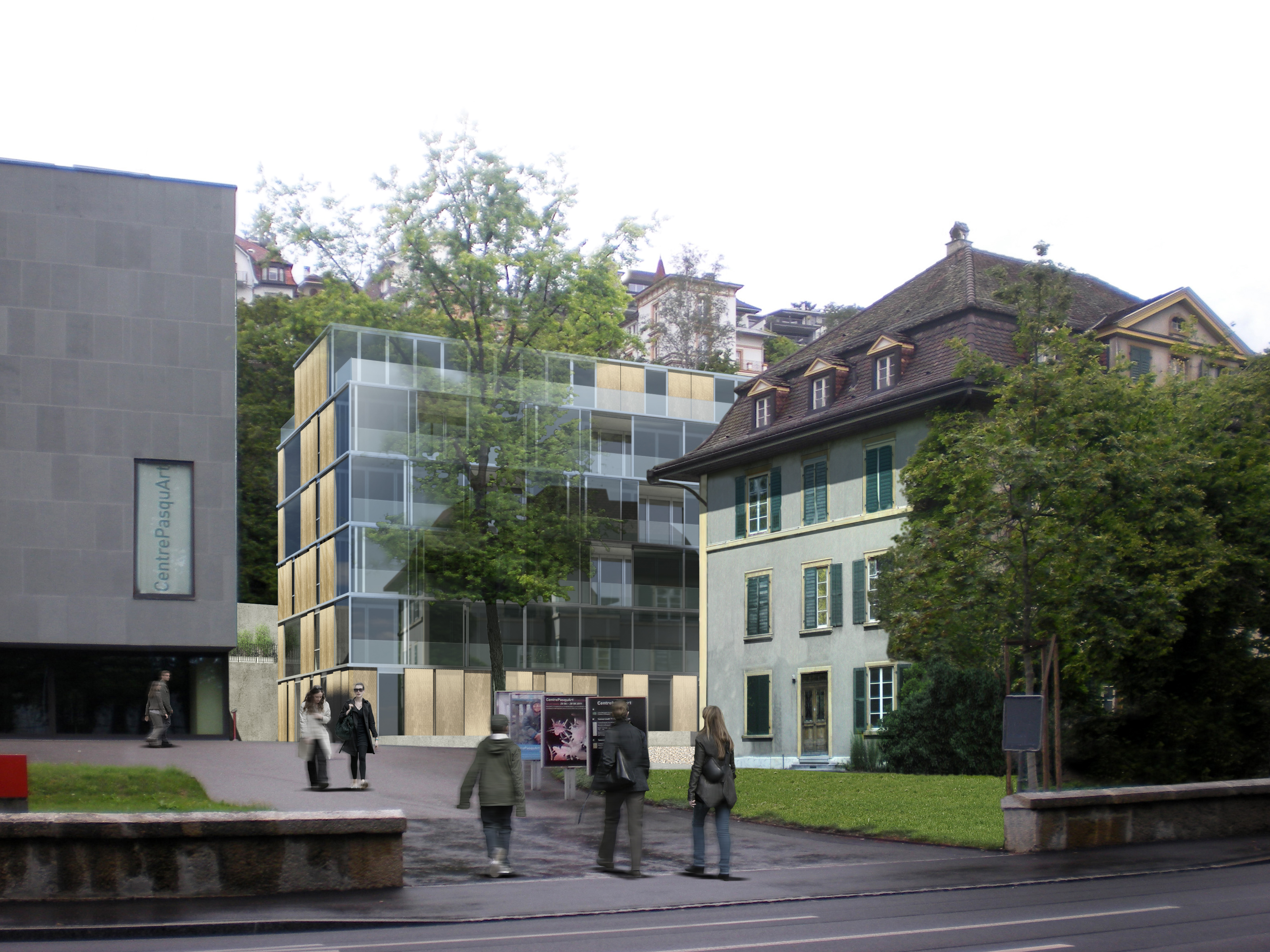 : Wohnungsbau Faubourg du Lac, Biel, bauzeit architekten