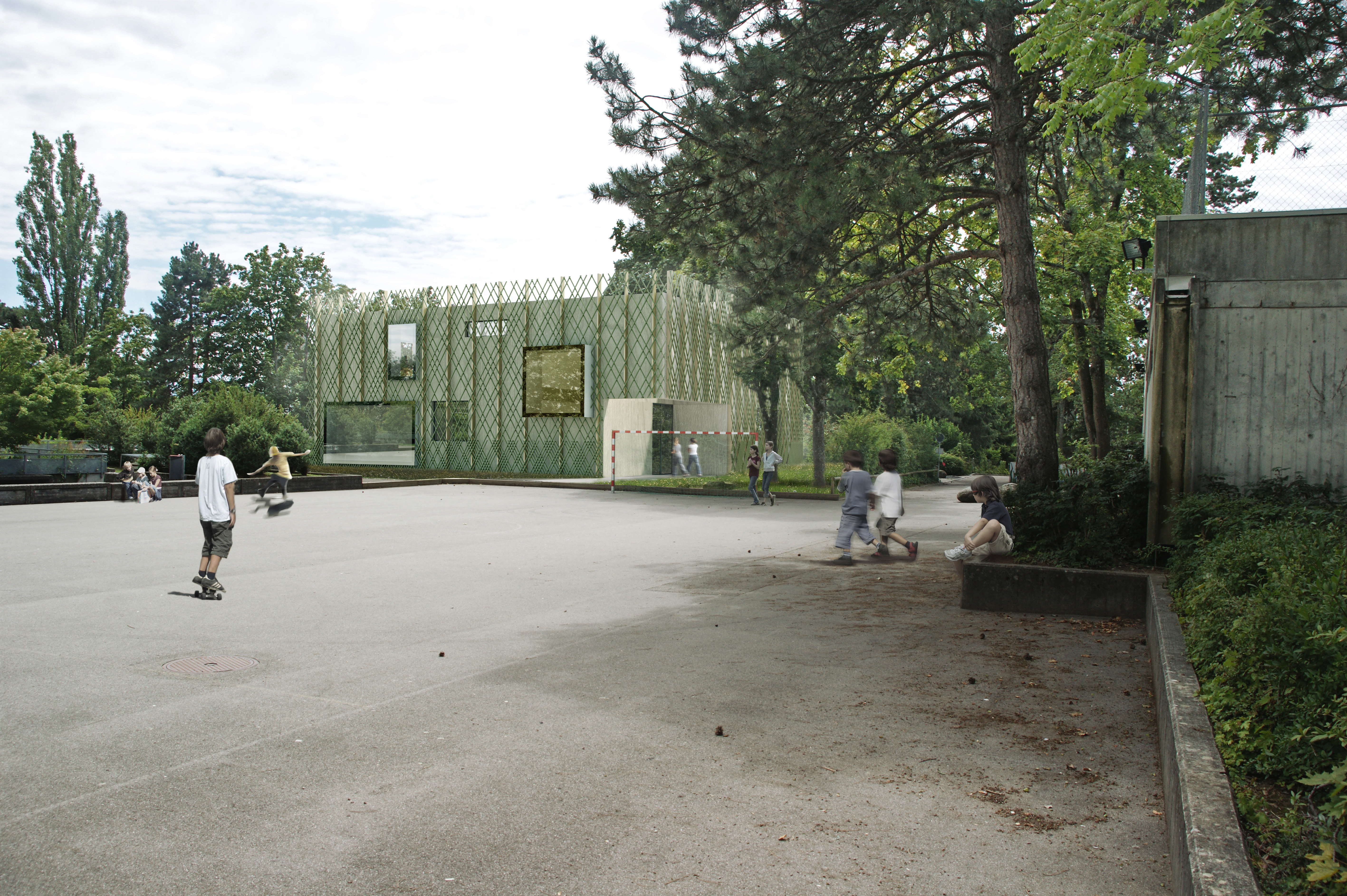 : Extension du complexe scolaire de Walkermatte, Bienne, bauzeit architekten