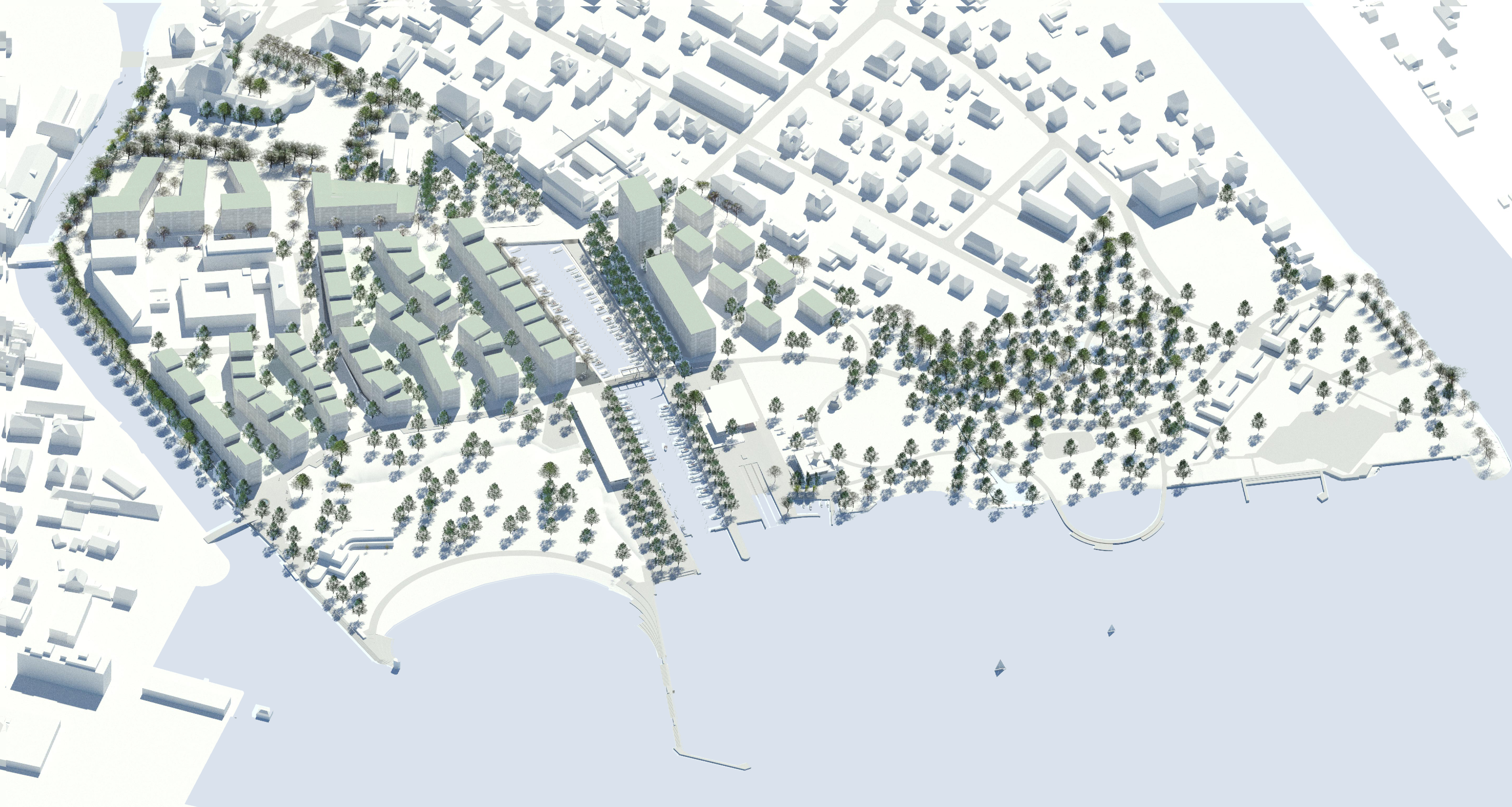 : Projet d’urbanisation AGGLOlac, Bienne, Nidau, bauzeit architekten